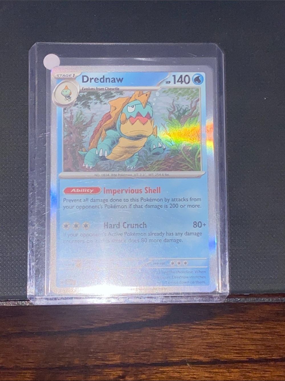 Pokemon Drednaw Trading Card - Blue, Yellow, Green